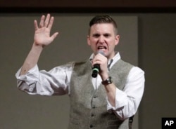 美国的白人民族主义者领袖理查德·斯派塞(Richard Spencer)