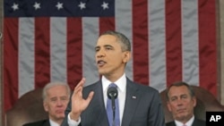 US President Barack Obama delivers his State of the Union address on Capitol Hill in Washington, DC, January 25, 2011 (file photo)