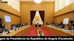 Presidente João Lourenço dirige reunião do Governo provincial do Kwanza Norte, Nadalatando, 14 de Setembro de 2021