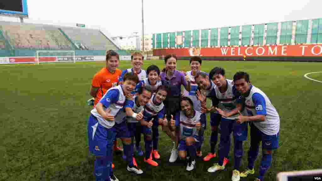 Thailand Women's Soccer National Team. World Cup 2015.