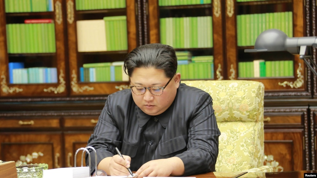 Lãnh tụ Triều Tiên Kim Jong Un, ngày 29/11/2017.