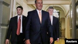 El republicano John Boehner se reunió también con el mandatario de EE.UU. con quien discutió algunos puntos de la reforma migratoria.