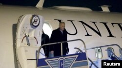 조 바이든 미국 부통령이 이달 말 터키를 방문할 예정인 것으로 알려졌다. 사진은 올해 초 터키 이스탄불 공항에 도착한 장면 (자료사진)