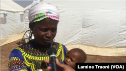 Alimata Dicko, déplacée peule, au Burkina Faso, le 15 janvier 2019. (VOA/Lamine Traoré)
