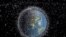 FILE - Space debris around the Earth are seen in this European Space Agency photo.