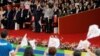 Taiwan's President Tsai Ing-wen attends National Day celebrations in Taipei, Taiwan, Oct. 10, 2018. 