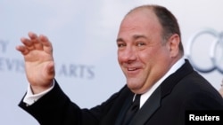 Actor James Gandolfini arrives at the BAFTA Brits to Watch event in Los Angeles, California, July 9, 2011.