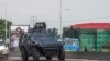 La police a quadrillé la ville de Kinshasa, RDC, 30 novembre 2017