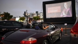 Los Angeles residents attended an outdoor screening of Thai movies on August 2, 2020.