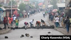 En images : cinq morts lors de manifestations à Goma