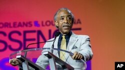 FILE - Rev. Al Sharpton seen at the 2018 Essence Festival at the Ernest N. Morial Convention Center on Saturday, July 7, 2018, in New Orleans.