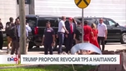 Trump propone revocar TPS a haitianos, Harris se dirige a votantes moderados