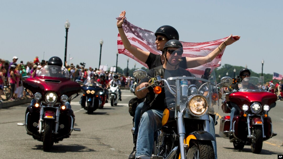 Para peserta acara tahunan 'Rolling Thunder' akan memadati Washington DC hari Minggu 29/5 (foto: dok).