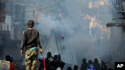 Protesti u Bagdadu (AP Photo/Hadi Mizban)