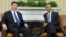 President Barack Obama with Chinese President Xi Jinping (File photo).