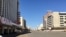 The city was deserted Tuesday as people were ordered to leave the central business district. (Taurai Shava)