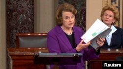 Ketua Komisi Intelijen Senat AS, Senator Dianne Feinstein (foto: dok).