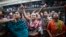 Garment workers shout as they call on other workers to join them during a protest in Dhaka September 23, 2013.