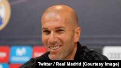 Zinédinez Zidane. (Twitter/Real Madrid)