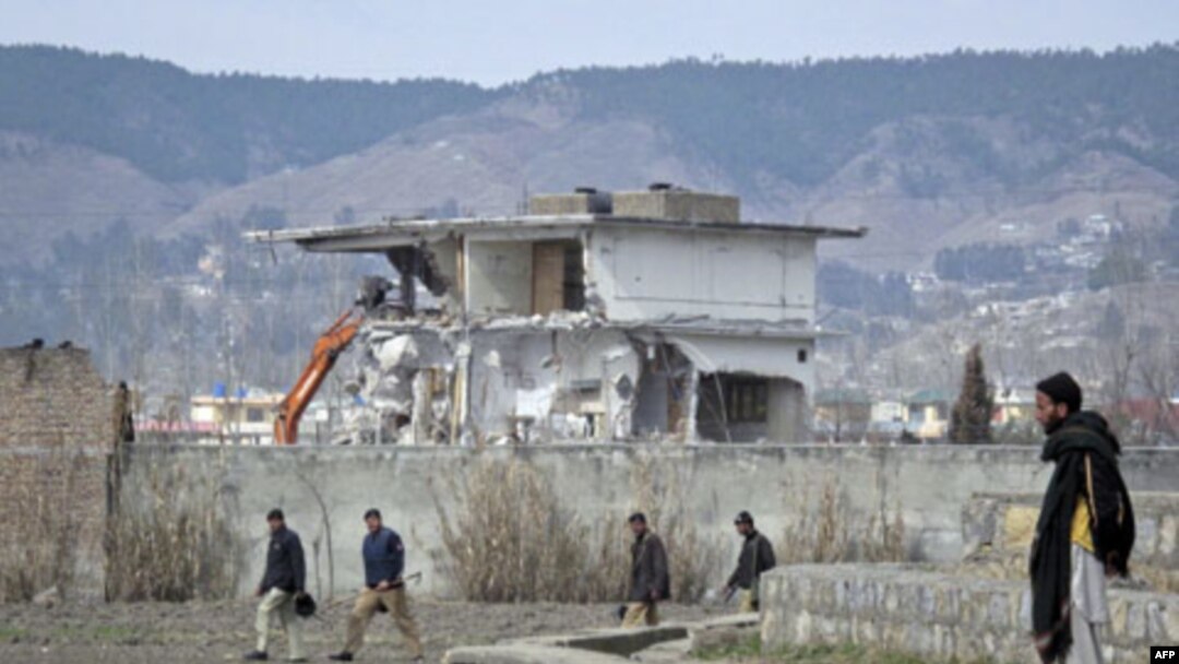 Bekas tempat persembunyian Osama bin Laden di kota Abbottabad, Pakistan (foto: dok). Pakistan menghukum Dokter yang membantu CIA memburu bin Laden atas dakwaan pengkhianatan. 