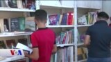 پەرتوکخانەیەک لە کەمپی ئاوارە ئێزیدیەکان