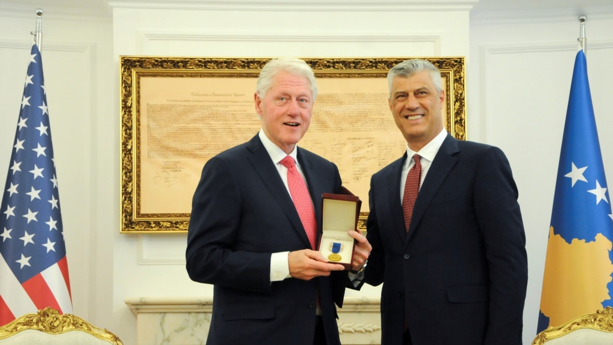 Kosovo Honors Bill Clinton With Freedom Order