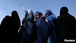 FILE - Afghan women in Kabul.