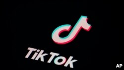 资料照片：TikTok的标志。