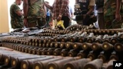 Des munitions qui auraient été prises à la milice Boko Haram