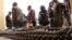 Arms, ammunition that military commanders say was seized from Boko Haram radicals, Maiduguri, Nigeria, June 5, 2013.