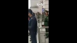 中国当局为应对新型肺炎疫情暂时关闭汉口火车站