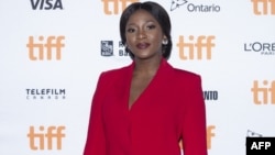 L'actrice nigériane Genevieve Nnaji assiste à la première de 'Farming' au Festival international du film de Toronto, à Toronto (Ontario), le 8 septembre 2018.