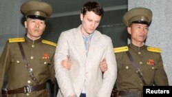 Otto Warmbier, seorang mahasiswa AS yang dibebaskan Korea Utara 16 Maret 2016, namun meninggal tak lama kemudian (foto: ilustrasi). 