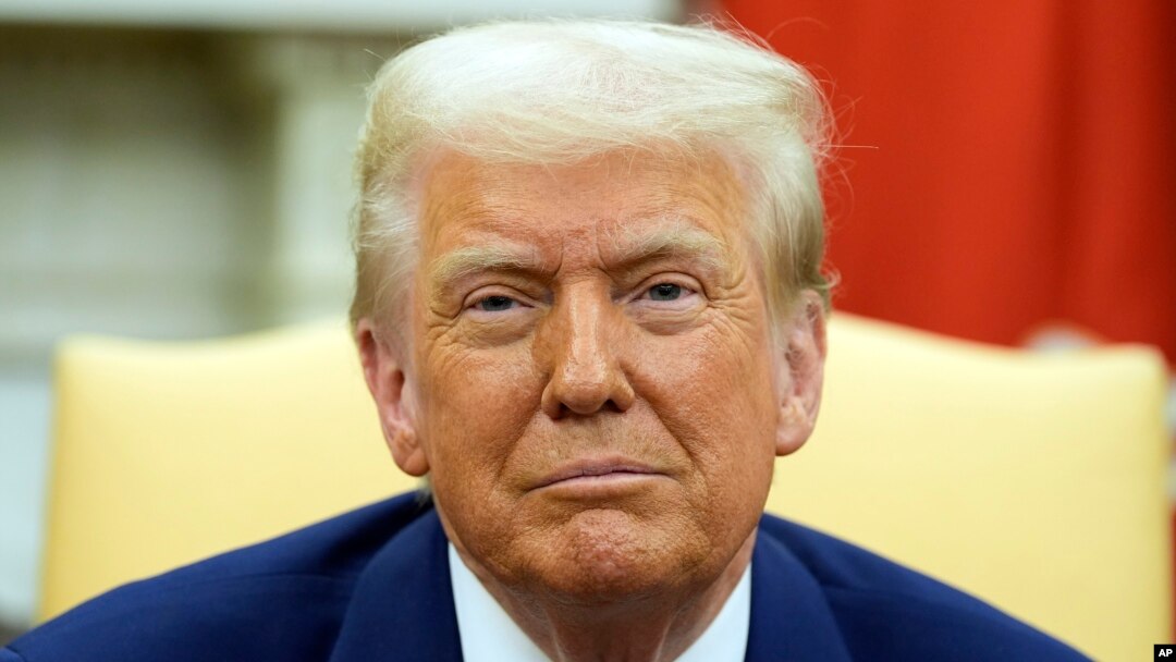 Президент Дональд Трамп в Белом доме. 13 февраля 2025 года. (Photo/Alex Brandon)