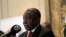 FILE - South Africa's President Cyril Ramaphosa.