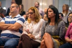 Citizens attend Pedro Pierluisi's confirmation hearing at the House of Representatives, in San Juan, Puerto Rico, Aug. 2, 2019.