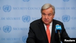 اقوام متحدہ کے سیکرٹری جنرل انتونیوگوٹریس، فائل فوٹو