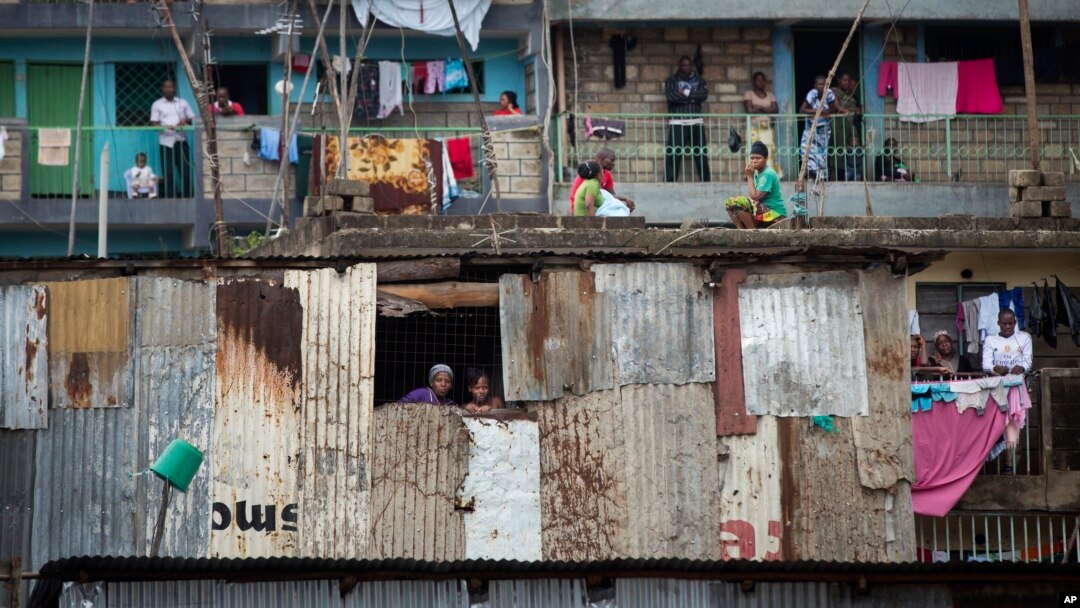 Kawasan perkampungan kumuh di Huruma, Nairobi (foto: dok). Nairobi, Kenya akan menjadi tuan rumah UNCTAD 14 yang antara lain membahas meningkatnya ketidaksetaraan global sebagai penghambat perdagangan internasional. 