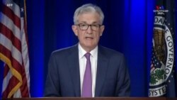 ԱՄՆ Դաշնային գանձարանի համակարգի նախագահ Ջերոմի Փաուելը Վաշինգտոնում անցկացված մամուլիս ասուլիսի ժամանակ