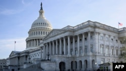 Сенат у вівторок переважною більшістю голосів проголосував за ухвалення пакета допомоги Україні. Капітолій США у Вашингтоні, округ Колумбія, 23 квітня 2024 року.