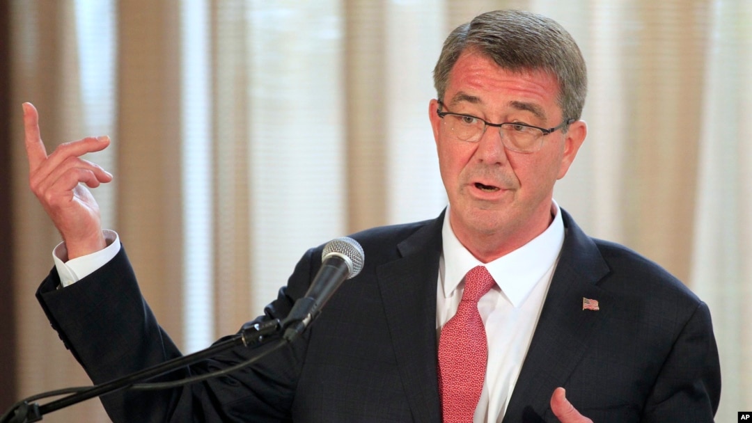 Menteri Pertahanan Amerika Ash Carter (Foto: dok).