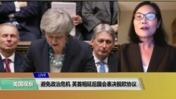 VOA连线(江静玲)：避免政治危机，英首相延后国会表决脱欧协议
