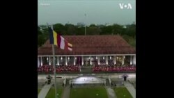 斯里兰卡僧侣彻夜诵经 为新冠疫情祈福