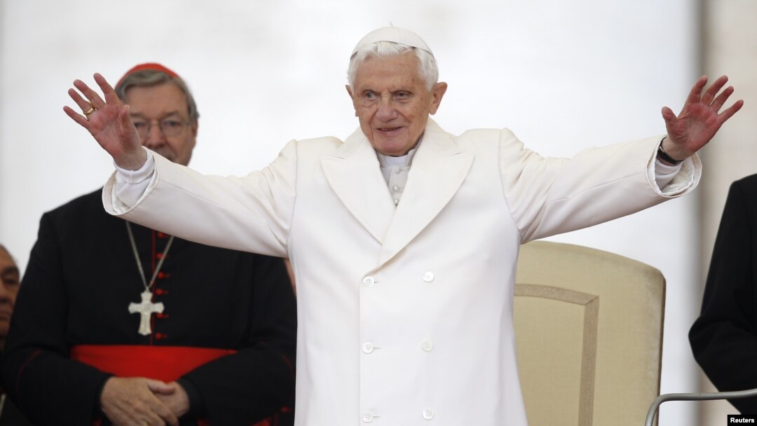 Foto de archivo del papa emérito Benedicto XVI.