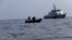 Rescuers search for victims of Lion Air passenger jet that crashed in the waters of Ujung Karawang, West Java, Indonesia, Monday, Oct. 29, 2018.