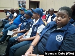 SADC election observers attend a meeting in Gaborone, Oct. 22, 2024.