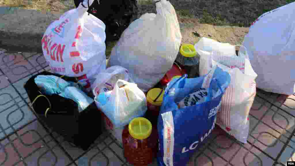 Residents living Sur district in Diyarbakir after the curfew was expanded