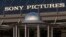 FILE - The logo of Sony is displayed outside the Sony building at Ginza shopping district in Tokyo.