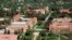 An aerial view of the University of California at Los Angeles. (Courtesy UCLA)