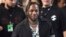FILE - Rapper Kendrick Lamar at the MTV Video Music Awards, on Aug. 27, 2017, in Inglewood, California.